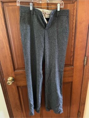 Banana Republic Gray Herringbone Women's Dress Trousers